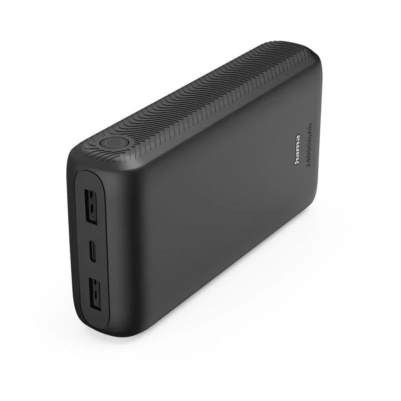 Batteria Esterna Hama 24000 mAh Ricarica Rapida USB-C Antracite - immagine 1