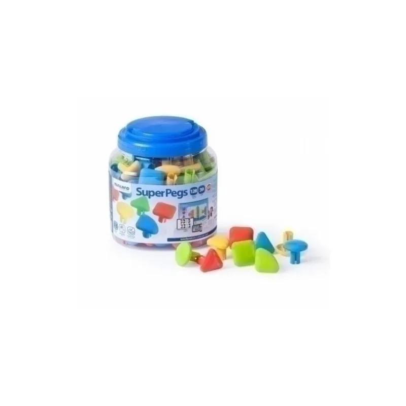 Gioco Educativo Miniland Superpegs Collezione Brillante - immagine 1