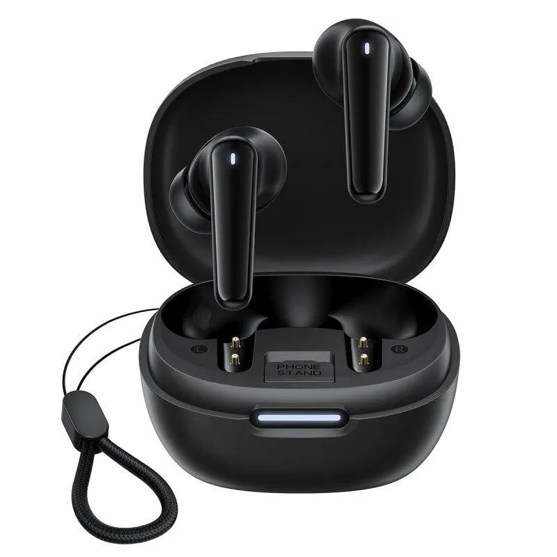 Auricolari Blackview Airbuds 17 wireless Bluetooth 6.0 ANC ENC ergonomici neri - immagine 1