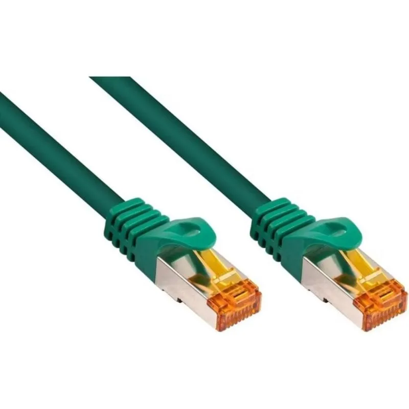 Cavo di rete Varia CAT7 S/FTP RJ45 1,5 m verde TPE - immagine 1