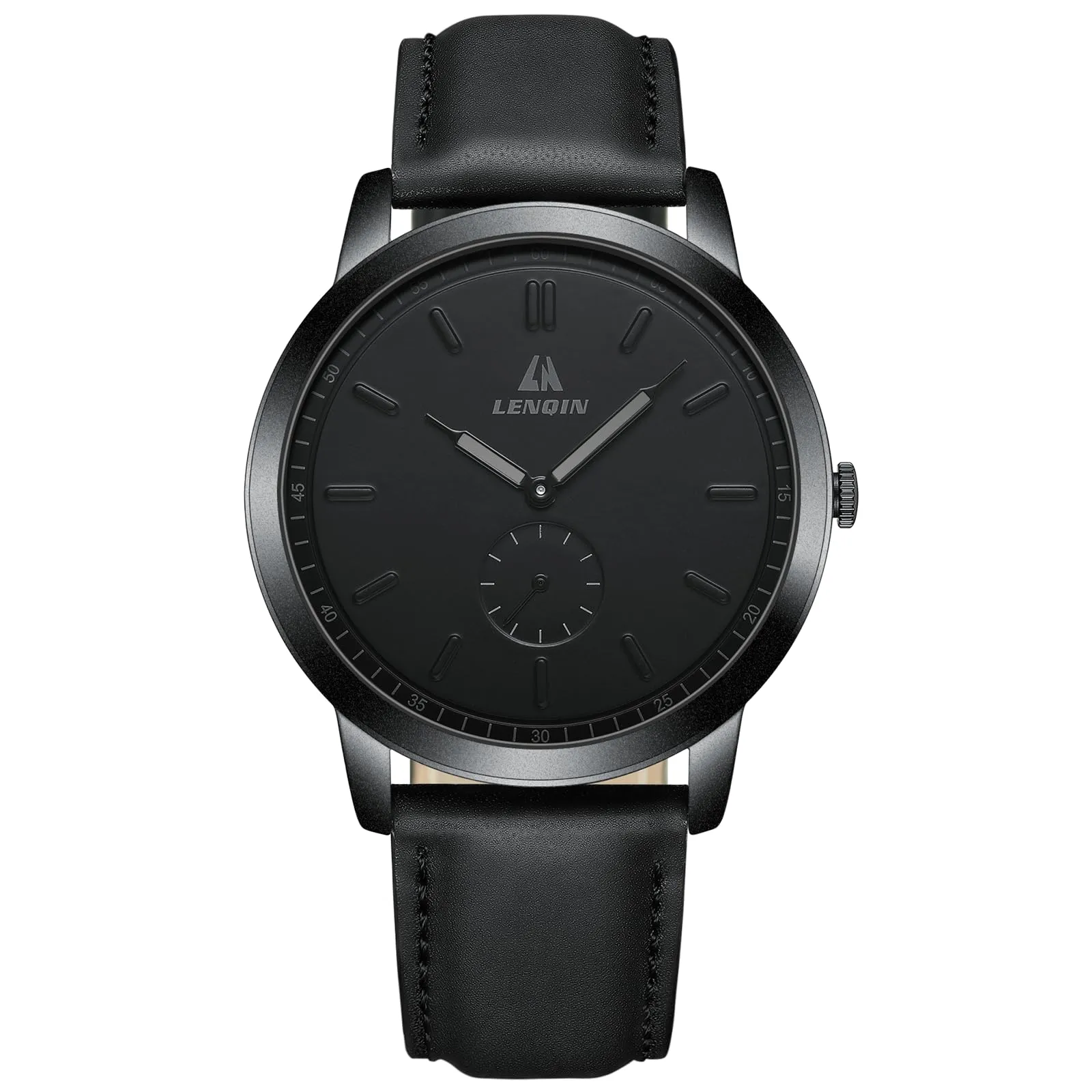 LN LENQIN Orologio Uomo Analogico Al Quarzo 30M Impermeabile Orologi Da Polso Da Uomo Moda Business Orologio da Di Design Cinturino in Pelle - immagine 1