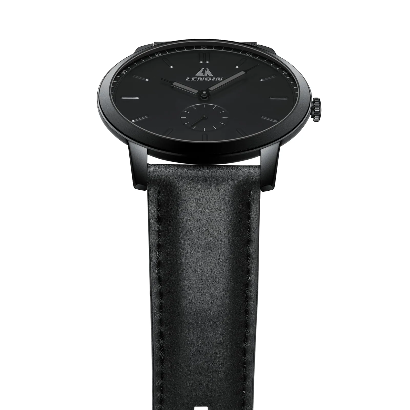 LN LENQIN Orologio Uomo Analogico Al Quarzo 30M Impermeabile Orologi Da Polso Da Uomo Moda Business Orologio da Di Design Cinturino in Pelle - immagine 4