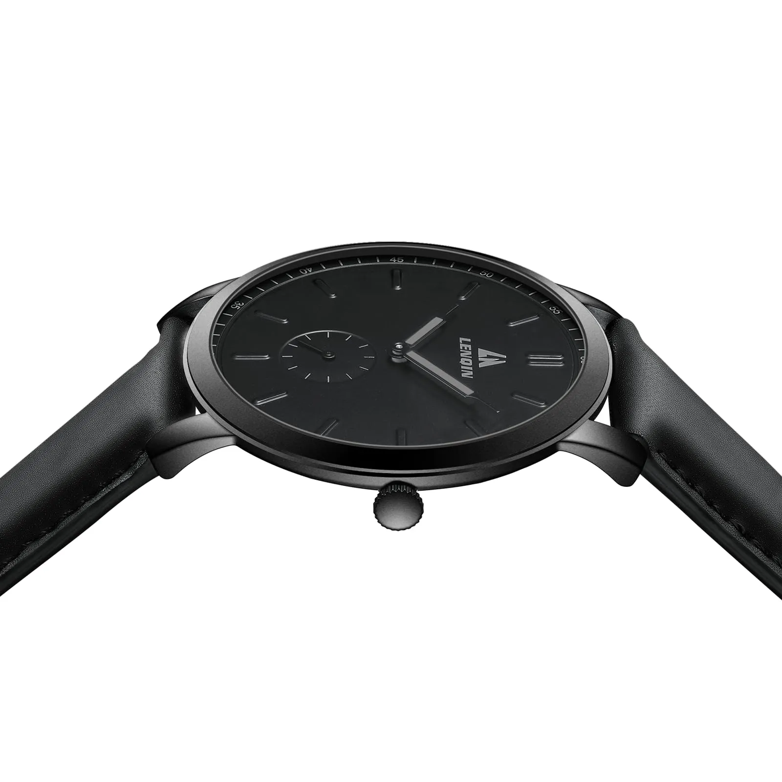 LN LENQIN Orologio Uomo Analogico Al Quarzo 30M Impermeabile Orologi Da Polso Da Uomo Moda Business Orologio da Di Design Cinturino in Pelle - immagine 5