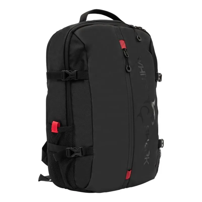 Zaino White Shark TROOPER 16" Nero/Rosso Poliestere - immagine 1