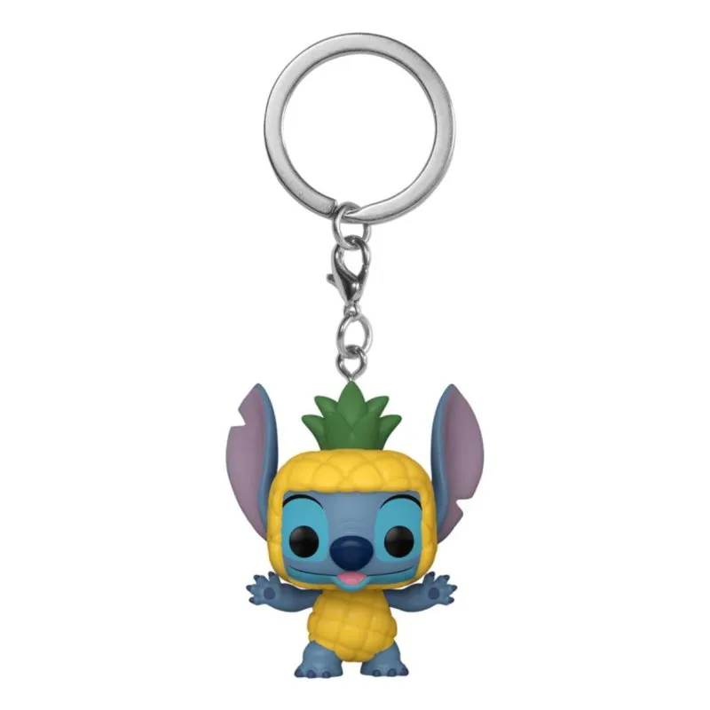 Portachiavi Funko POP Stitch Ananas - Vinile Multicolore Lilo & Stitch - immagine 1