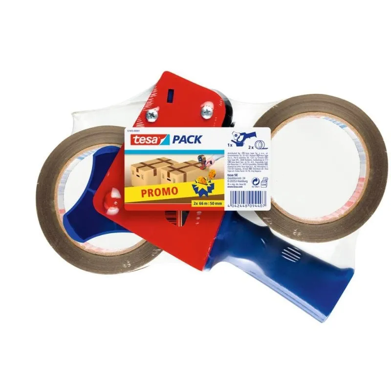 Nastro adesivo Tesa Tesapack 66 m x 50 mm confezione 2 rotoli - immagine 1