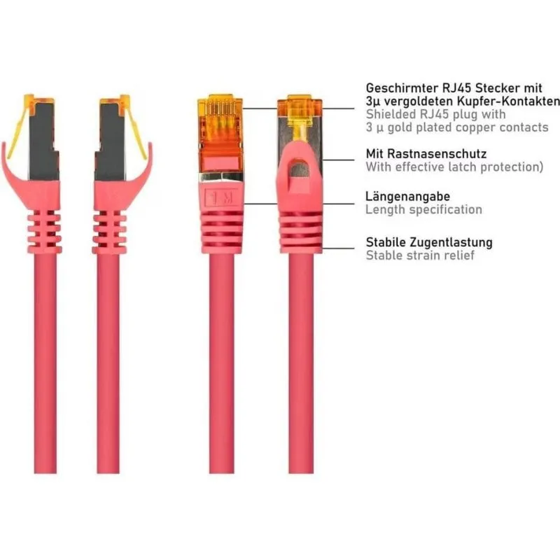 Cavo di Rete Varia RJ45 Cat. 7 S/FTP TPE 2 m - immagine 1