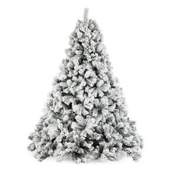 Albero Natale BADIA Verde innevato (PVC - H210 D160 cm) 0977330 - immagine 1