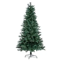 Albero Natale SILANDRO Verde (PVC e PE - H240 D110 cm) 0939703 - immagine 1