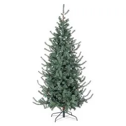 Albero Natale SERRONE Verde (Slim PVC - H210 D115 cm) 0974258 - immagine 1
