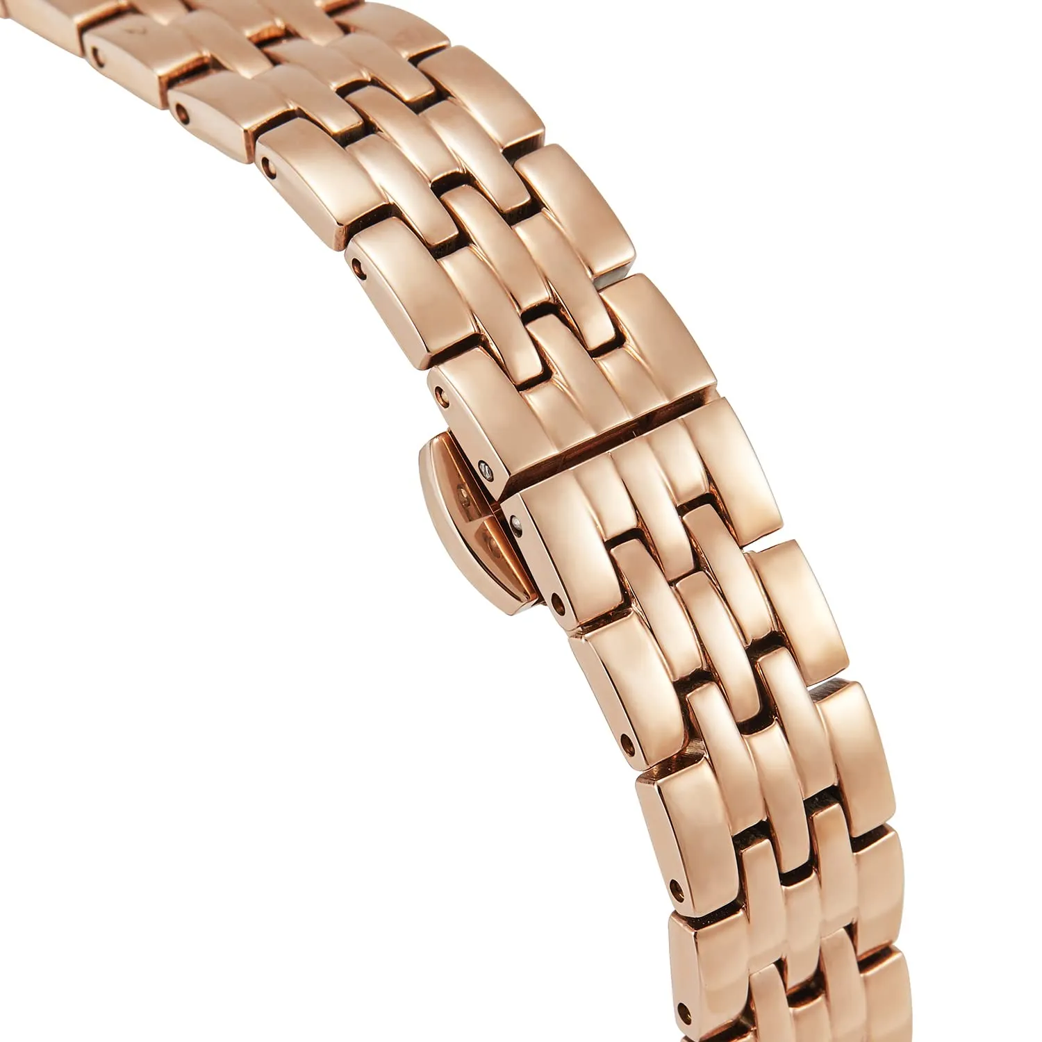 VICTORIA HYDE Orologio da donna rettangolare con quadrante verde, analogico al quarzo, con cinturino in acciaio inossidabile, Bracciale - immagine 6