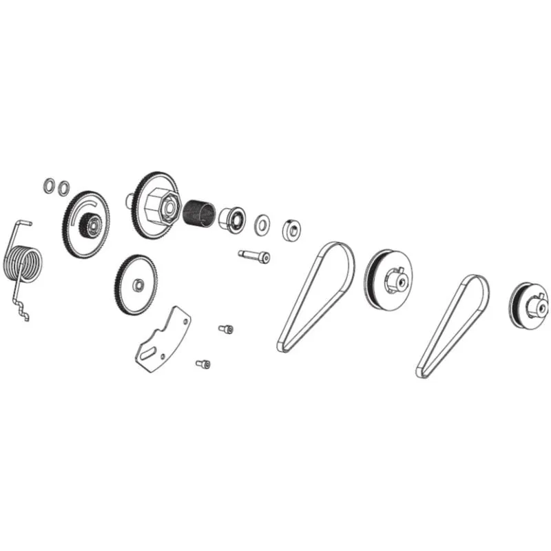Kit sistema di azionamento Zebra ZT400 per stampante etichette - immagine 1