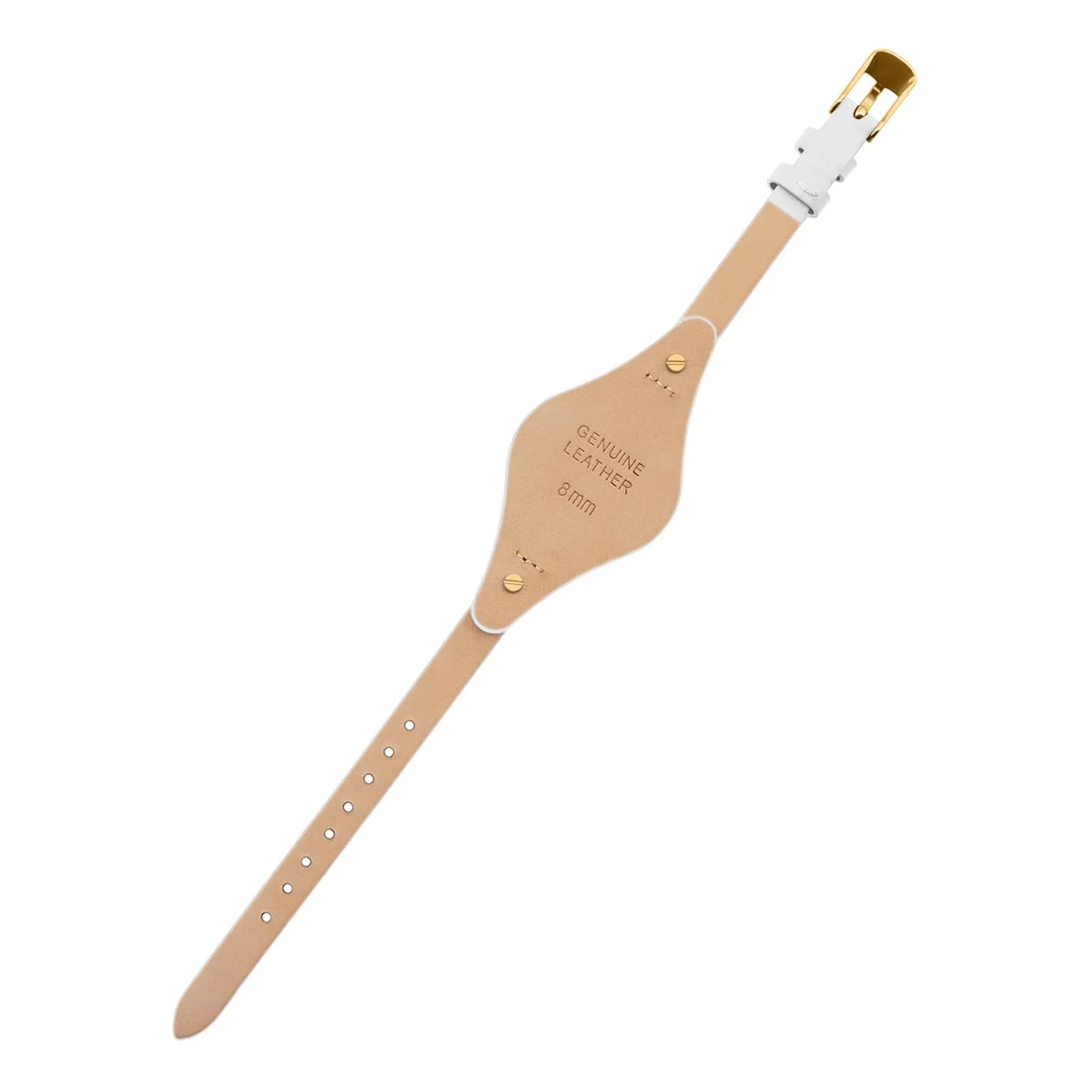 SANDEIN Cinturino compatibile con Fossil, cinturino da polso in pelle morbida da 8 mm per donne, cinturino di ricambio per orologi Fossil serie ES3077 ES3148 ES3262 e ES4119 ES4176, 8mm, Pelle, Non - immagine 2