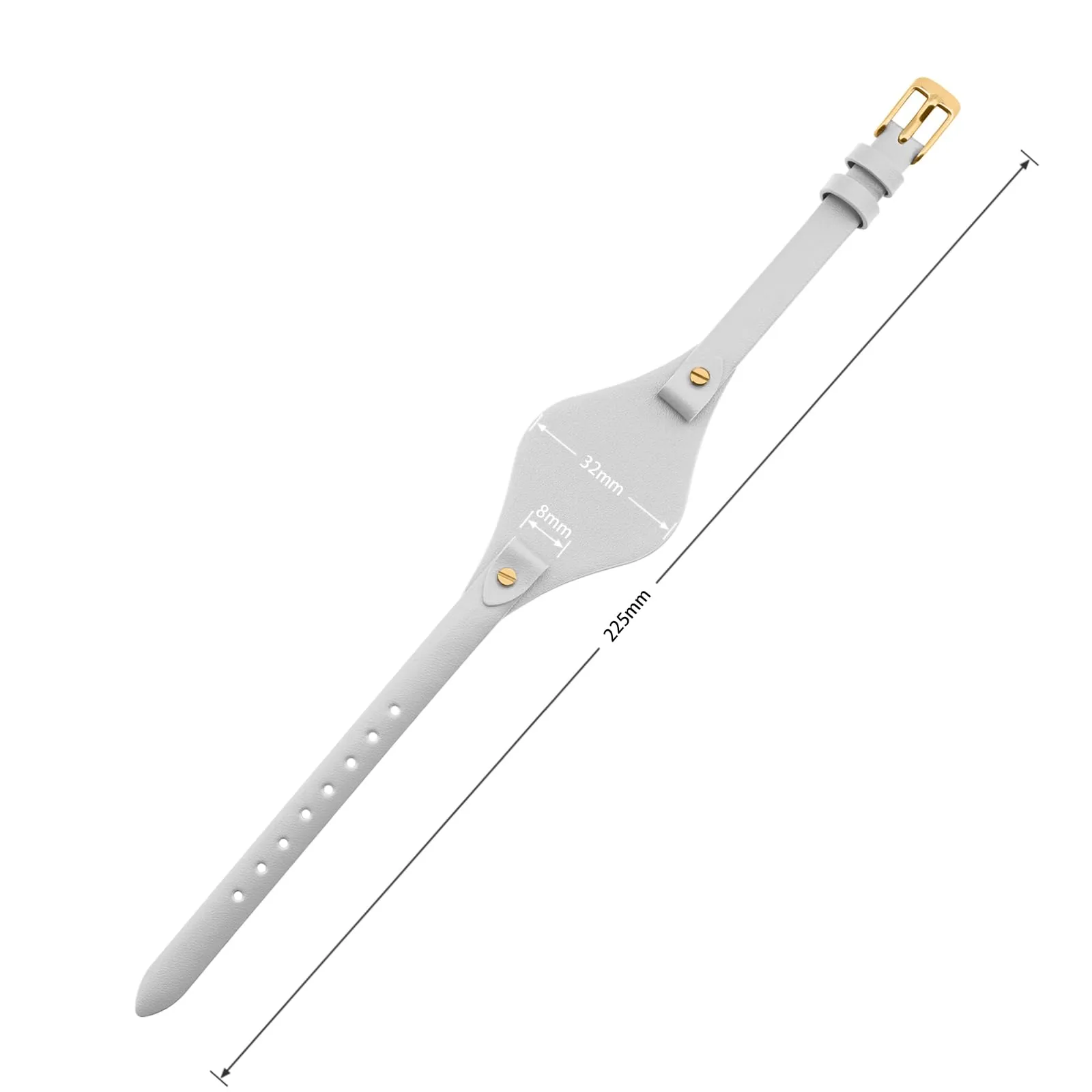 SANDEIN Cinturino compatibile con Fossil, cinturino da polso in pelle morbida da 8 mm per donne, cinturino di ricambio per orologi Fossil serie ES3077 ES3148 ES3262 e ES4119 ES4176, 8mm, Pelle, Non - immagine 4