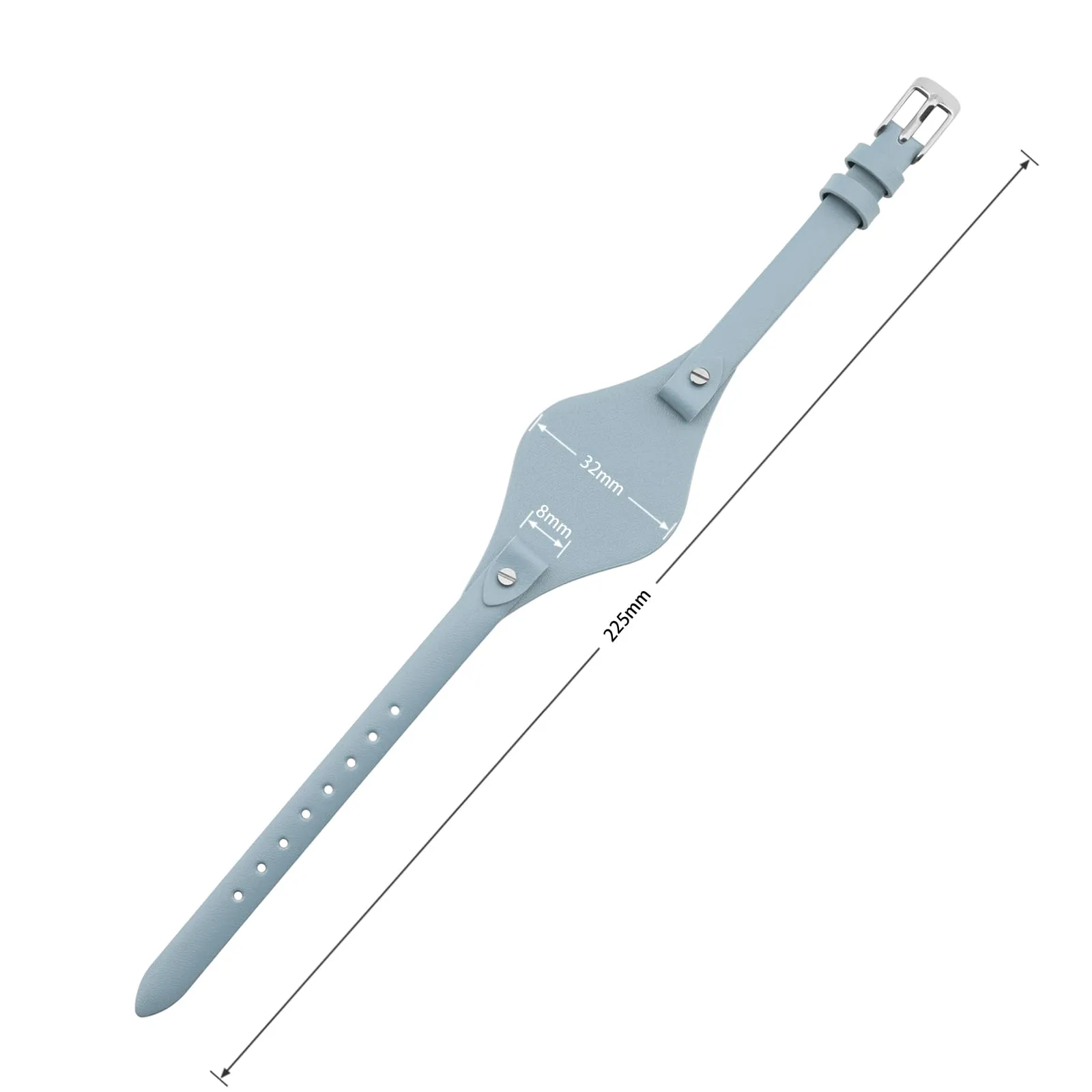 SANDEIN Cinturino compatibile con Fossil, cinturino da polso in pelle morbida da 8 mm per donne, cinturino di ricambio per orologi Fossil serie ES3077 ES3148 ES3262 e ES4119 ES4176, 8mm, Pelle, Non - immagine 4