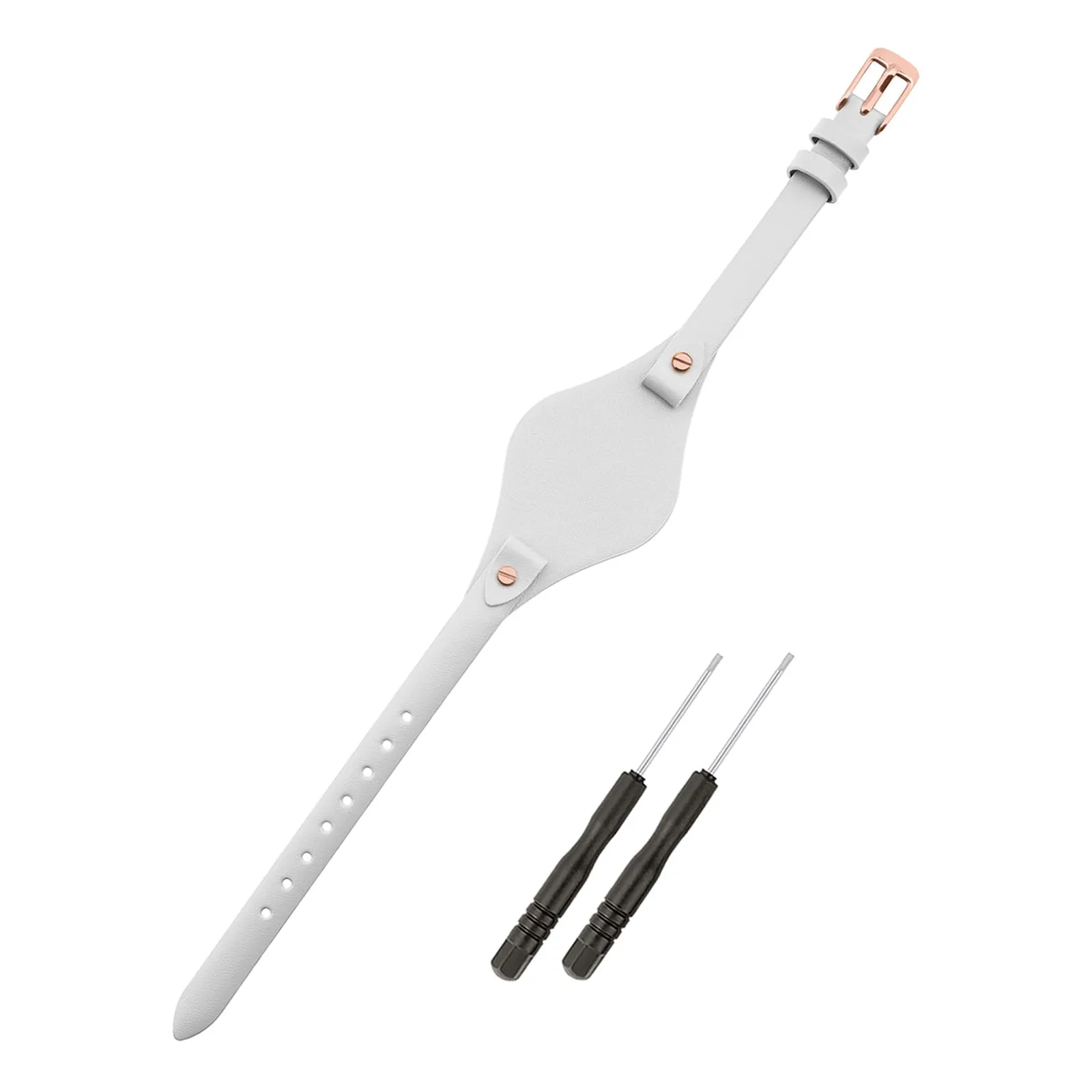 SANDEIN Cinturino compatibile con Fossil, cinturino da polso in pelle morbida da 8 mm per donne, cinturino di ricambio per orologi Fossil serie ES3077 ES3148 ES3262 e ES4119 ES4176, 8mm, Pelle, Non - immagine 1