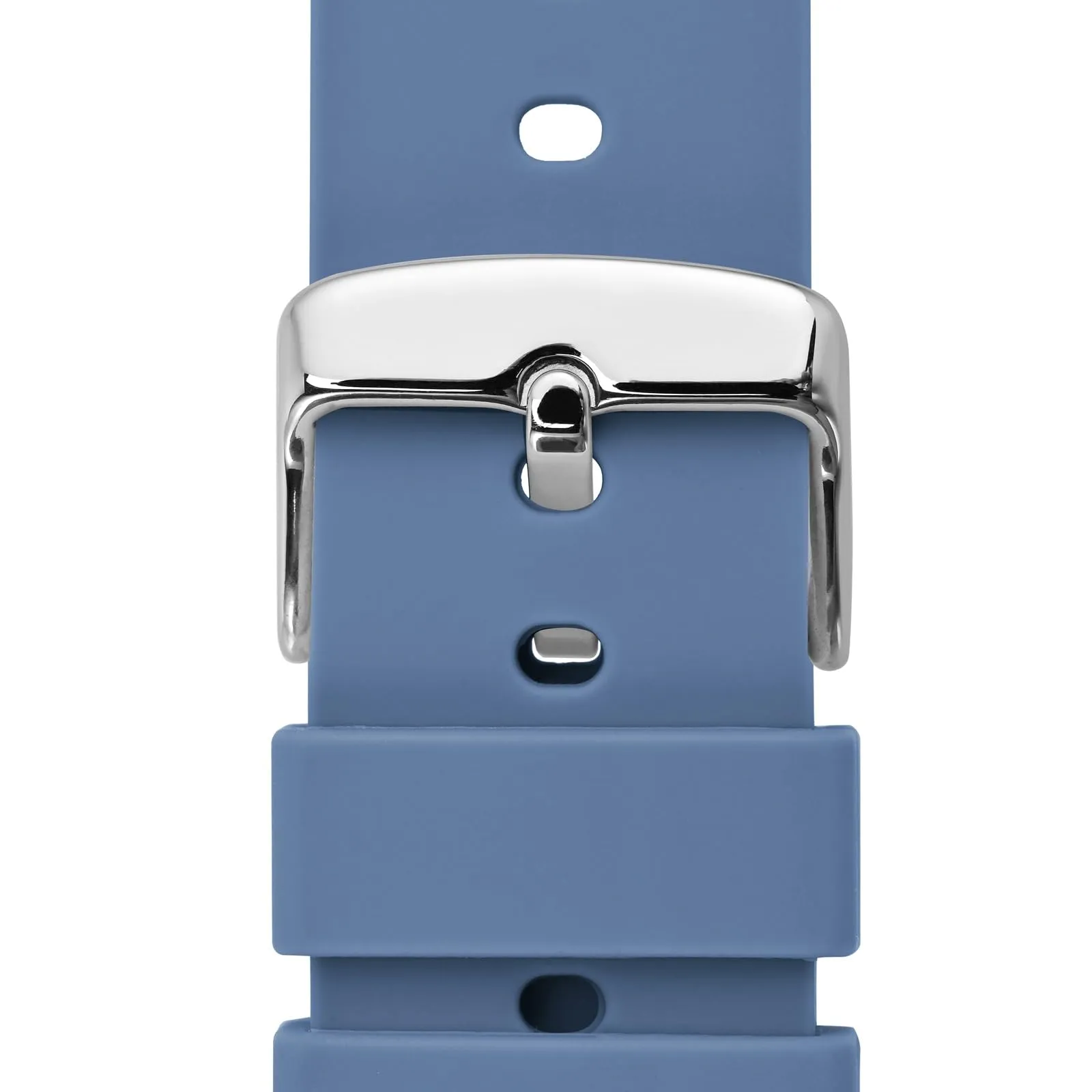 WOCCI 12mm Orologi Cinturino in Silicone con Fibbia Argento per Uomo e Donna (Blu Acciaio) - immagine 9