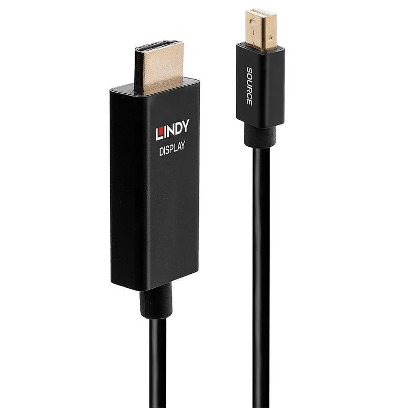 Cavo Adattatore Lindy 40923 Mini DisplayPort a HDMI 4K 3 m - immagine 1