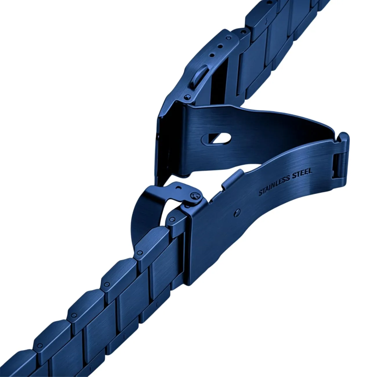 Kai Tian Solid Double Locks, cinturino in acciaio inox, finitura spazzolata, ricambio per orologio da uomo, donna, 18 mm, 20 mm, 22 mm, 24 mm, nero e argento, 18 mm, Acciaio inossidabile, Nessuna - immagine 4