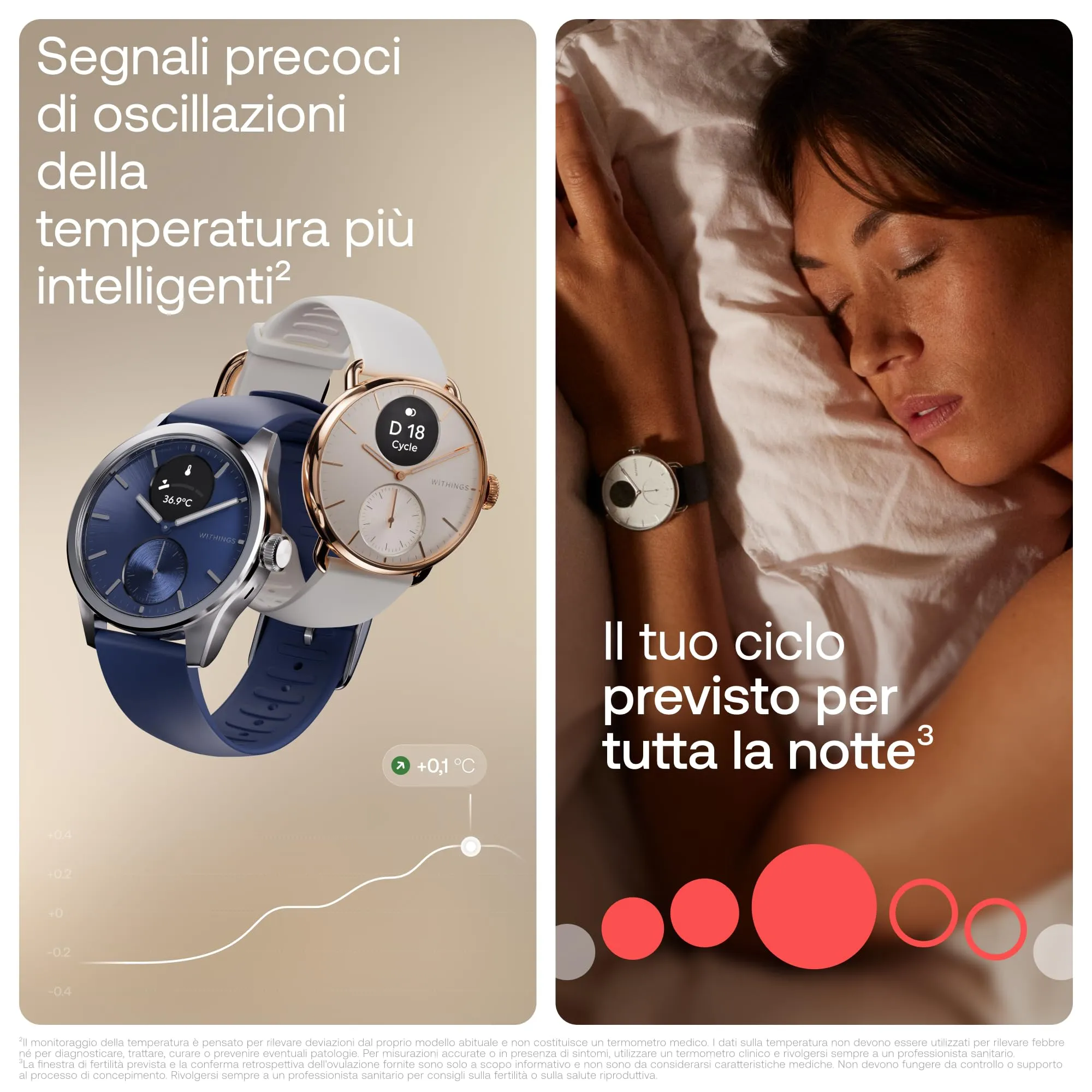 Withings ScanWatch 2, Smartwatch Hybrid, ECG, GPS Connesso, 42mm, Blu - immagine 6