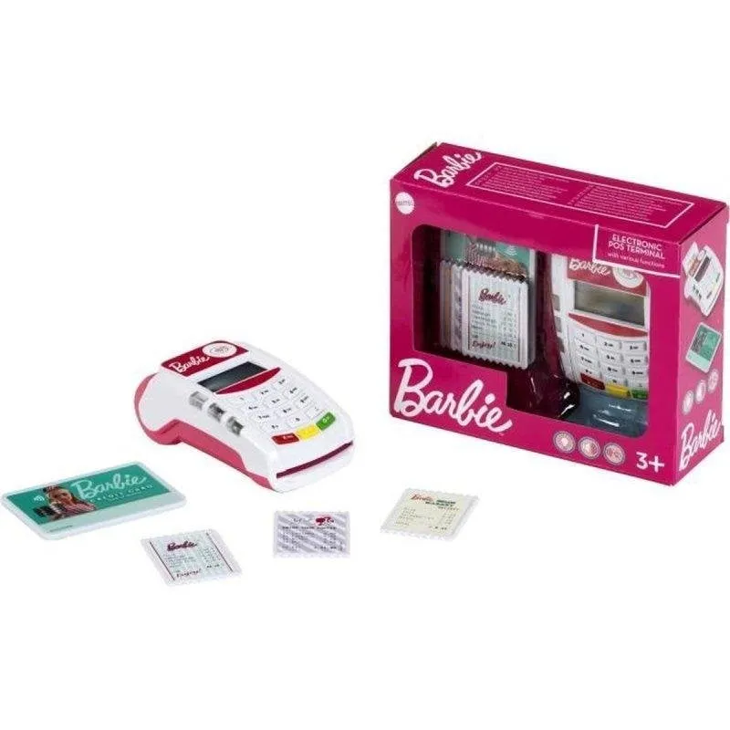 Terminale di pagamento elettronico Barbie Klein con schermo LCD - immagine 1