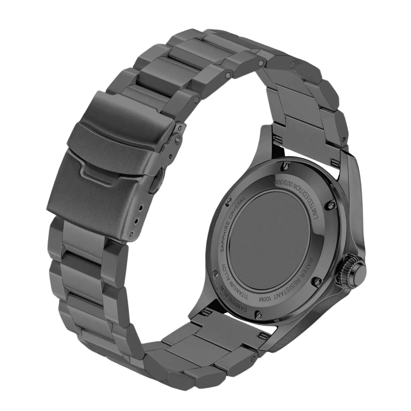 Cinturino di Ricambio per Orologio in Acciaio Inox con Finitura Spazzolata, Unisex - 18mm, 20mm, 22mm, 24mm - Nero/Argento, 20mm, Acciaio inossidabile, No Gemstone - immagine 8