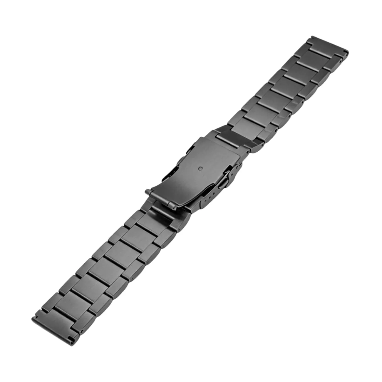 Kai Tian Cinturino in acciaio inossidabile con doppio lucchetto solido, finitura spazzolata, cinturino metallico di ricambio per orologio per uomo e donna 18 mm 21 mm 20 mm 22 mm 24 mm 26 mm Nero - immagine 6