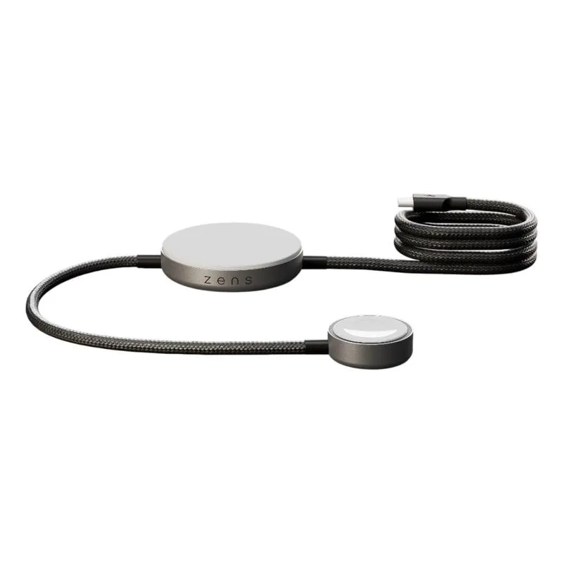 Caricatore Wireless ZENS Pro 2 Qi2 MagSafe 25W Grigio Alluminio - immagine 1