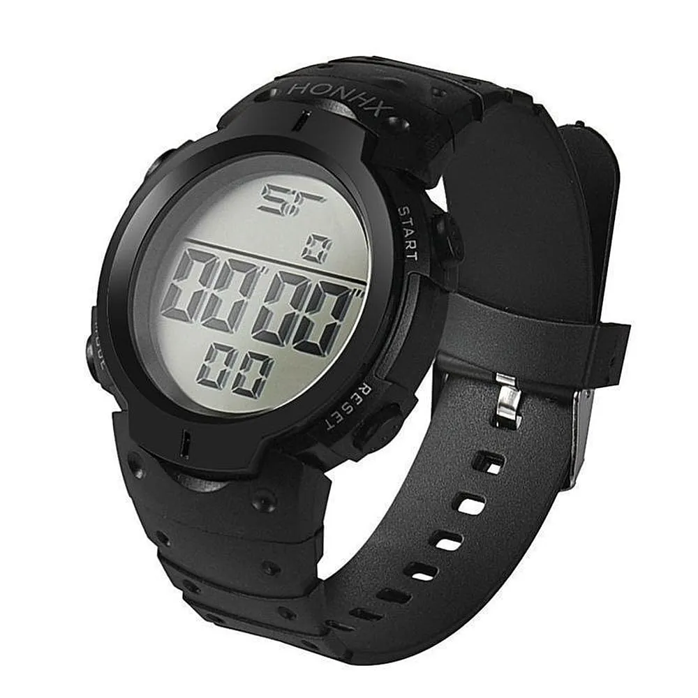 TRIXES Orologio digitale LED, sveglia e cronometro - Silicone - immagine 2