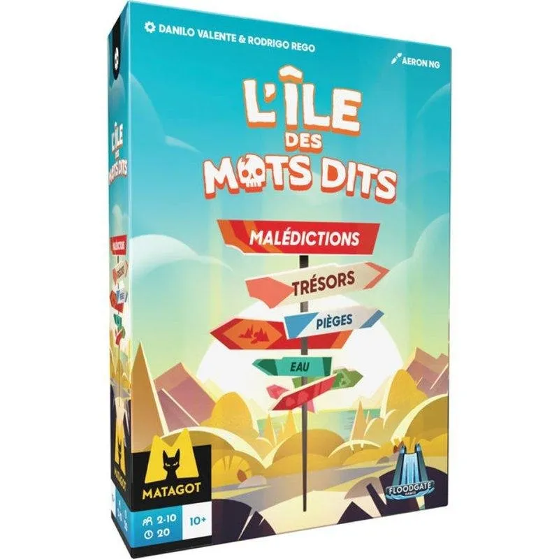 Gioco da tavolo Asmodee L'Île des Mots Dits Cooperativo o Competitivo 2-10 Giocatori - immagine 1