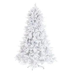 Albero Natale ARLBERG Bianco (PVC e PE - H270 D170 cm) 0936342 - immagine 1