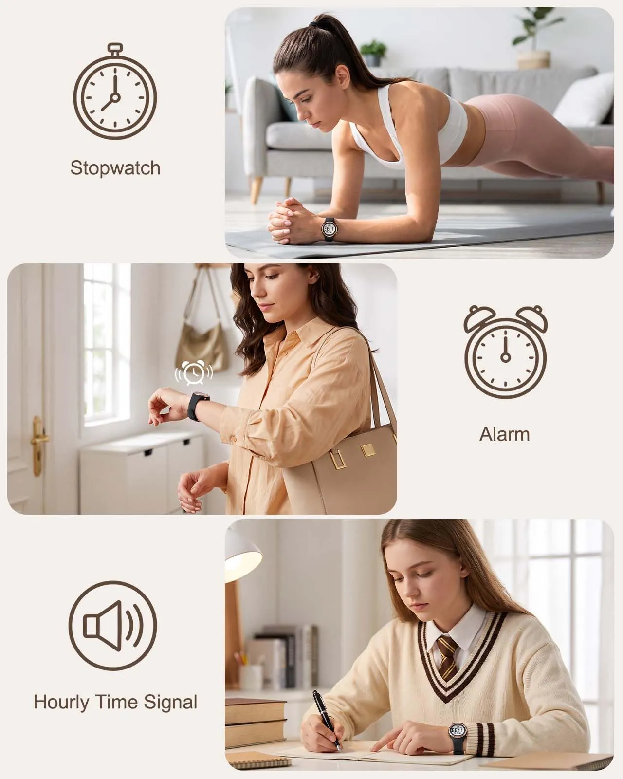CIVO Orologio Digitale Donna Moda: Grandi Numeri Facili da Leggere, - immagine 6