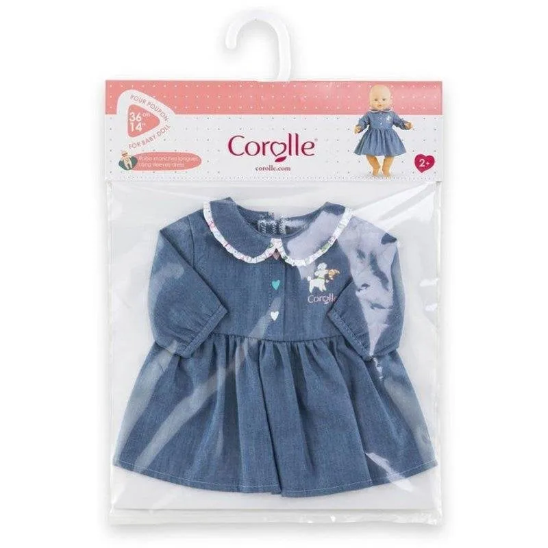 Vestito per bambola Corolle Week-end à Paris Collo Claudine Blu - immagine 1