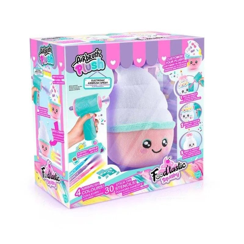 Kit Decorazione Squishy Food'tastic Canal Toys Airbrush Elettrico 4 Pennarelli Profumati - immagine 1