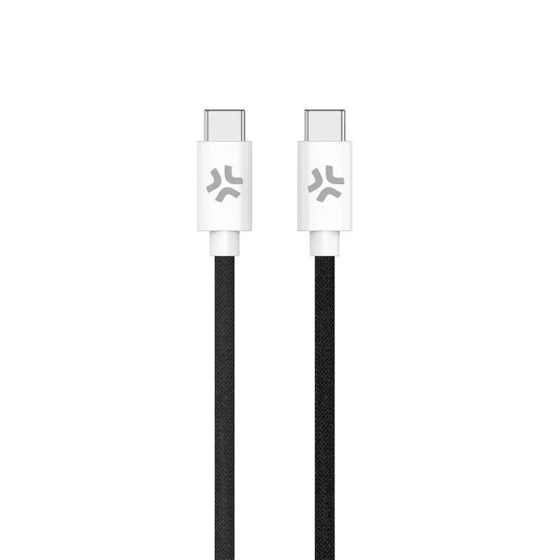 Cavo USB-C a USB-C Intrecciato 1,5 m Celly Ricarica Veloce - immagine 1