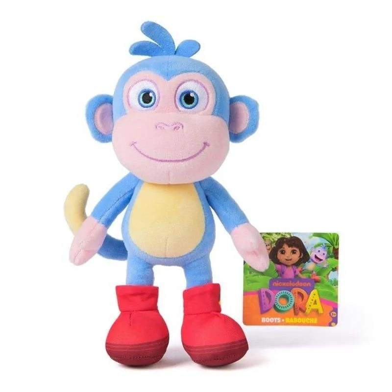 Peluche Spin Master Boots Dora 20 cm Occhi Ricamati - immagine 1