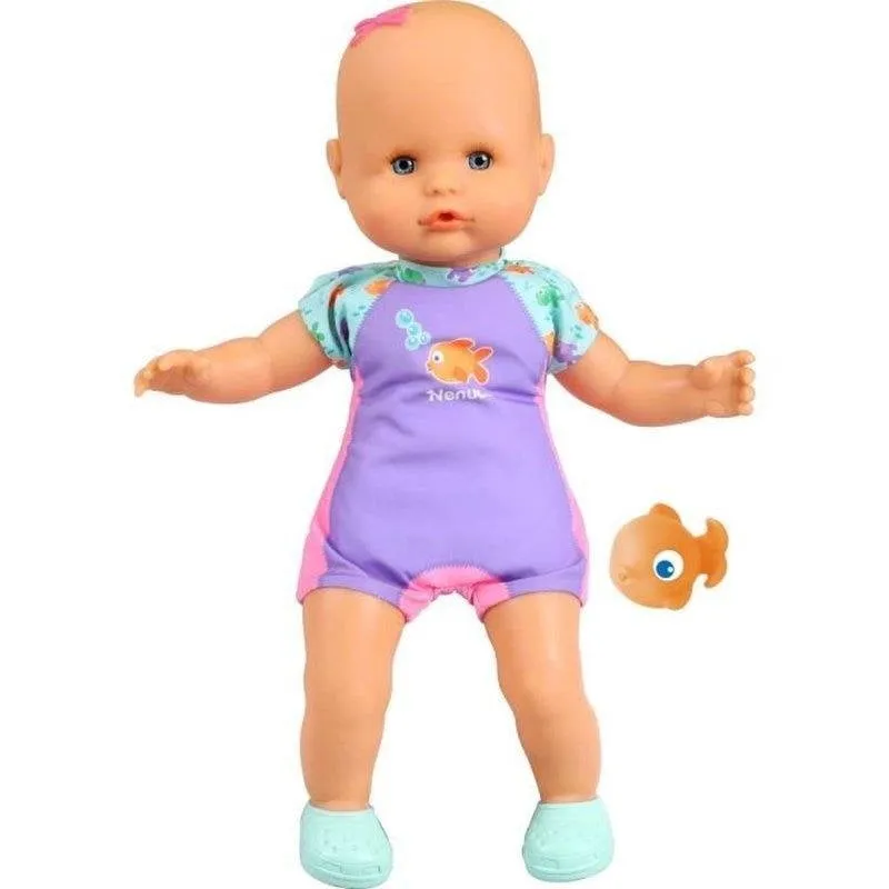 Bambola Nenuco Mon Premier Bain 35 cm Corpo Morbido Profumo Rosa - immagine 1