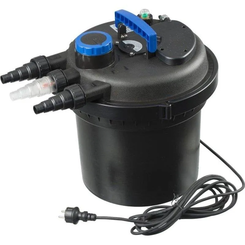 Kit Filtrazione Pressione Ubbink Biopressure II 10000 PlusSet UV 11W Pompa 3900 l/h 10000L - immagine 1