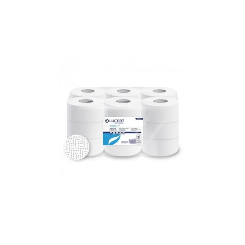 Rotolo Carta Igiene Lucart Strong J171 Jumbo Pack 18 - immagine 1