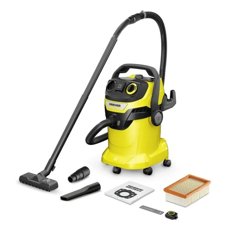 Aspirapolvere Industriale Kärcher WD 5 Control P 1200W 25L Nero Giallo - immagine 1
