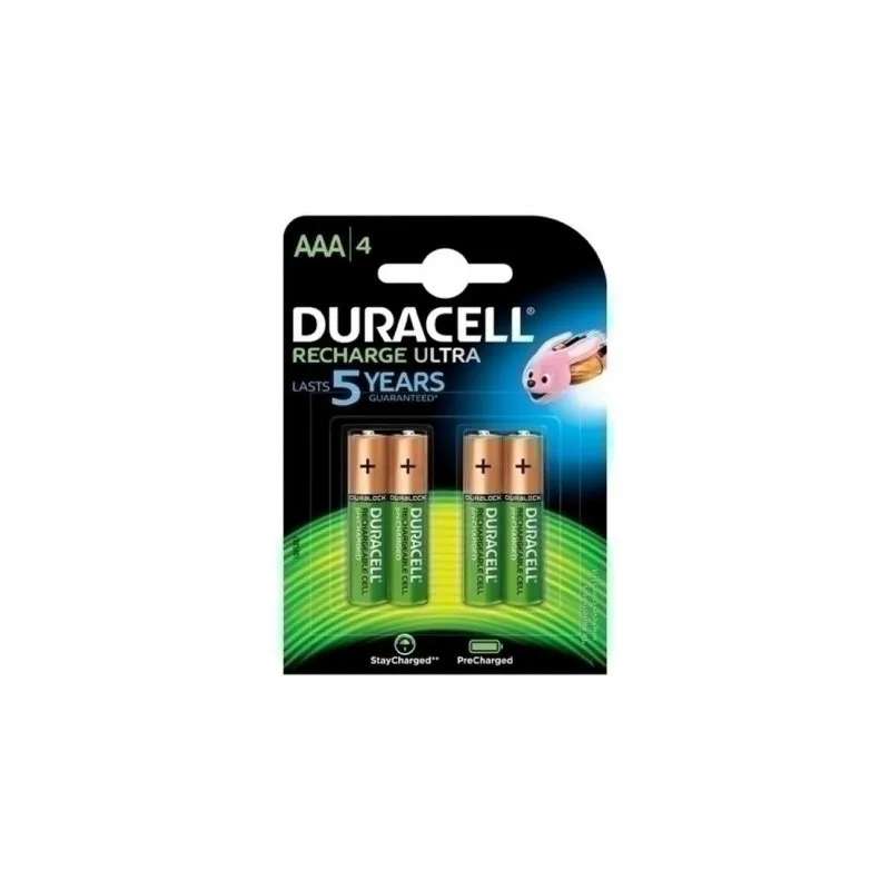 Pila Ricaricabile AA Duracell DX2400 Pack 4 - immagine 1