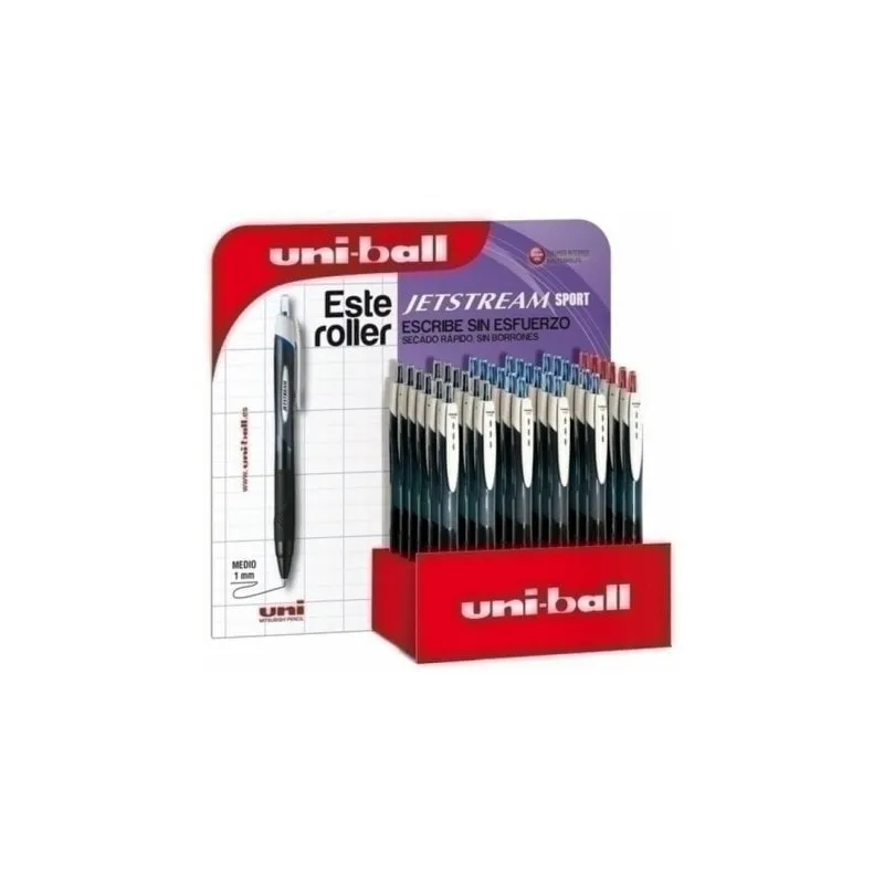 Pennarello UNI-BALL Jetstream Sport Distributore 36 pezzi - immagine 1