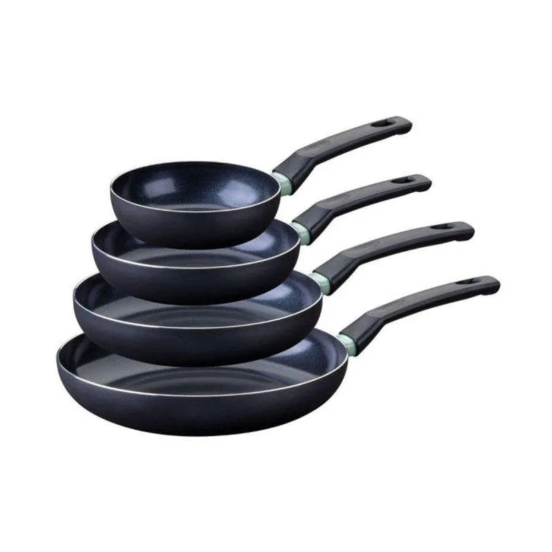 Set 4 Padelle Fackelmann Brandao Antiaderente Ceramica Senza PFAS Alluminio Riciclato - immagine 1