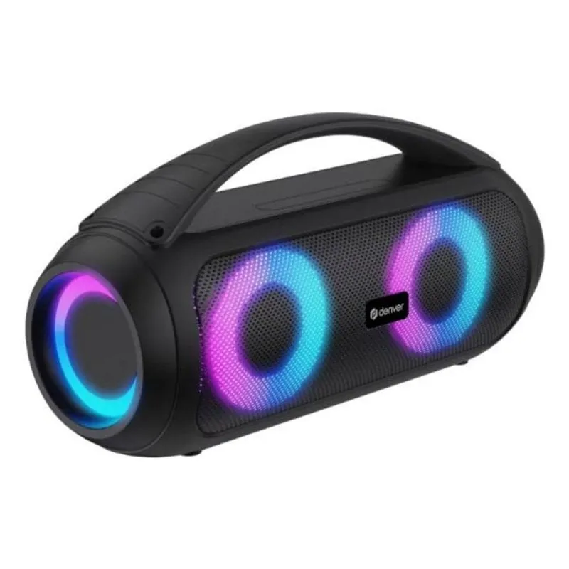 Altoparlanti Denver portatili stereo Bluetooth 40W con luci RGB - immagine 1