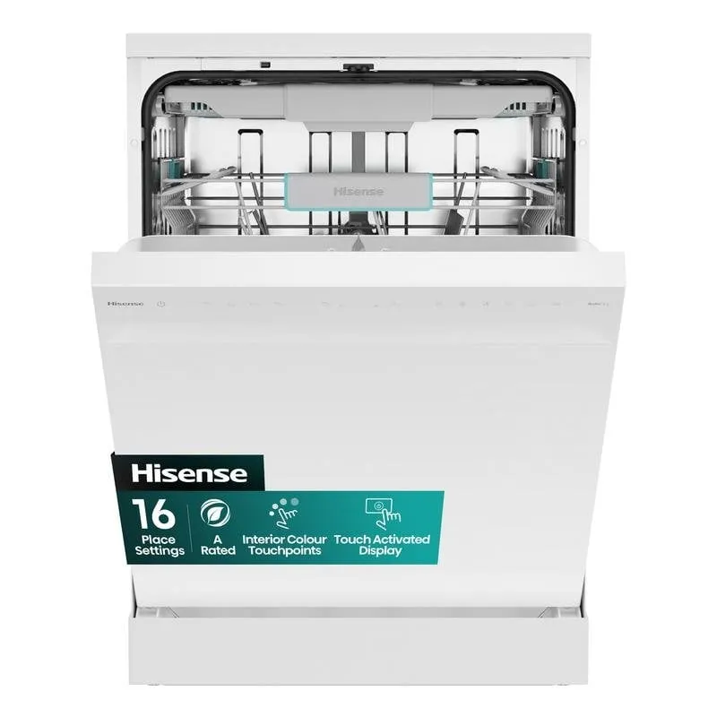 Lavastoviglie Hisense HS663A90WUK 16 Coperti A con AquaStop e asciugatura automatica - immagine 1