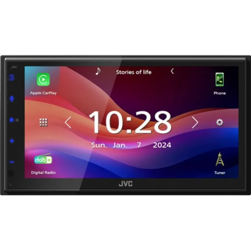 Lettore Multimediale Auto JVC KW-M595DBT Schermo Tattile 6,8" Wi-Fi Bluetooth CarPlay Android Auto - immagine 1