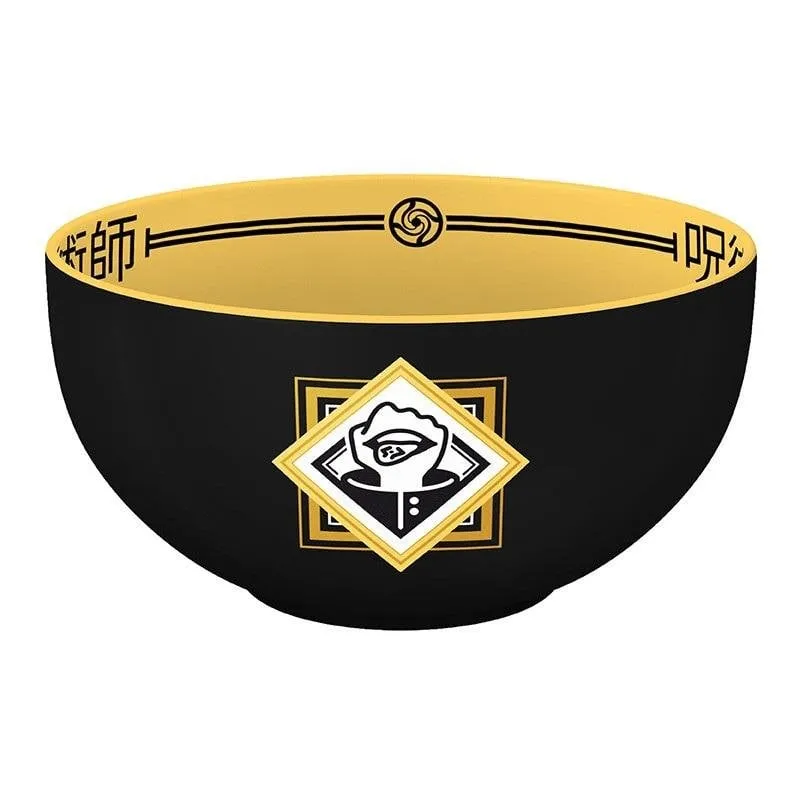 Ciotola Jujutsu Kaisen ABYstyle Ceramica 0,6 L Nera Gialla - immagine 1