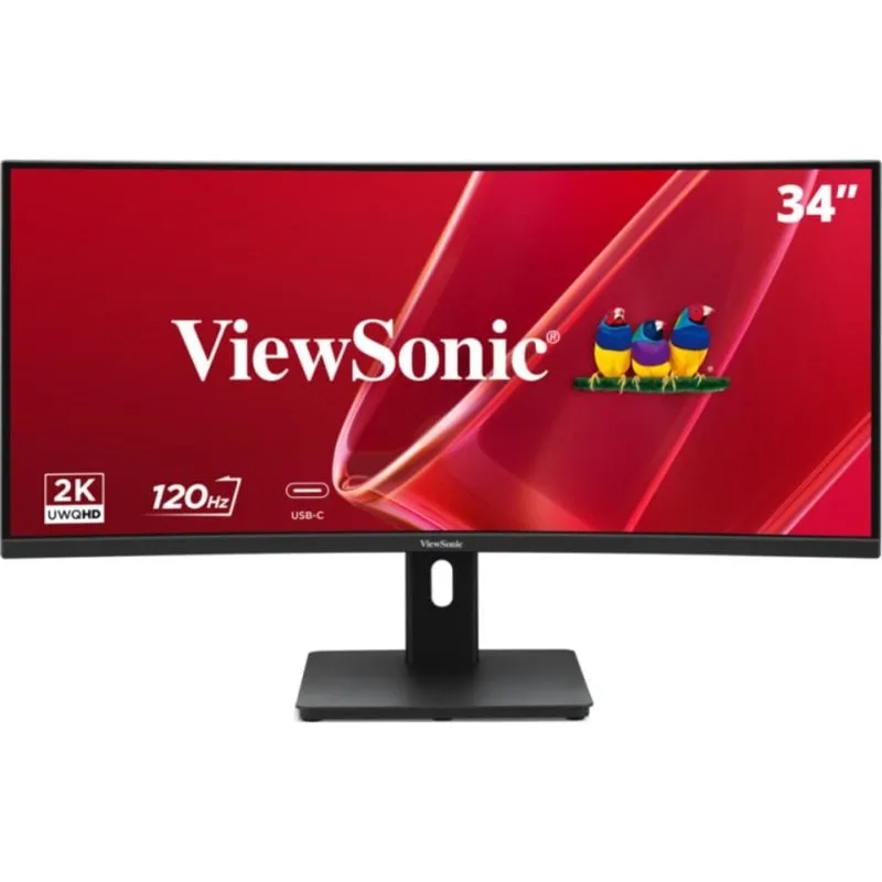 Monitor PC Viewsonic VA3420C-2 34" UltraWide Quad HD 120Hz VA Curvo HDR10 Regolabile altezza - immagine 1