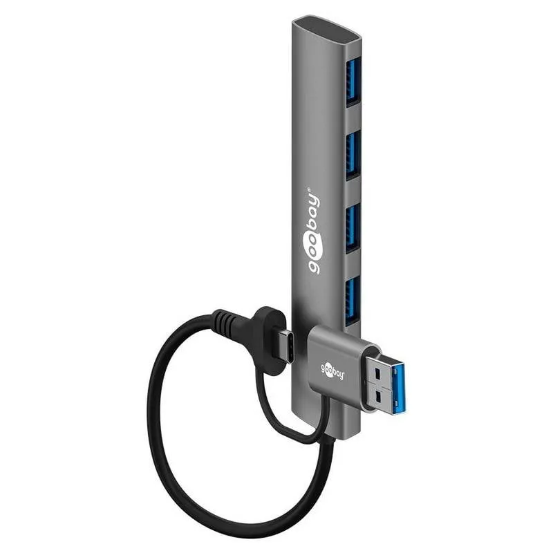 Hub Goobay 4 porte USB 3.0 modello 79149 senza alimentazione esterna - immagine 1