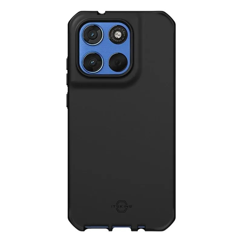 Funda para móvil Mobilis Spectrum_R Cover resistente antibatterica nera per Motorola Moto G67 - immagine 1